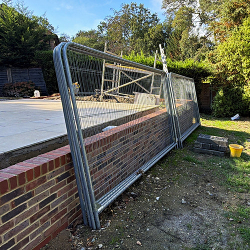 Heras temporary fencing panels - heras,