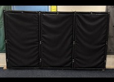 Acoustic sound barrier heras