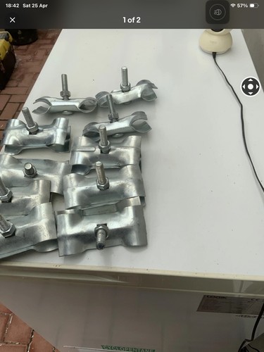 Clips for heras - 10,