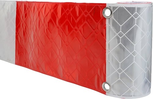 Reflective site safety heras - reflective,